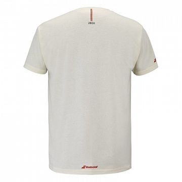 Babolat Exercise Message Tee Cannoli Cream